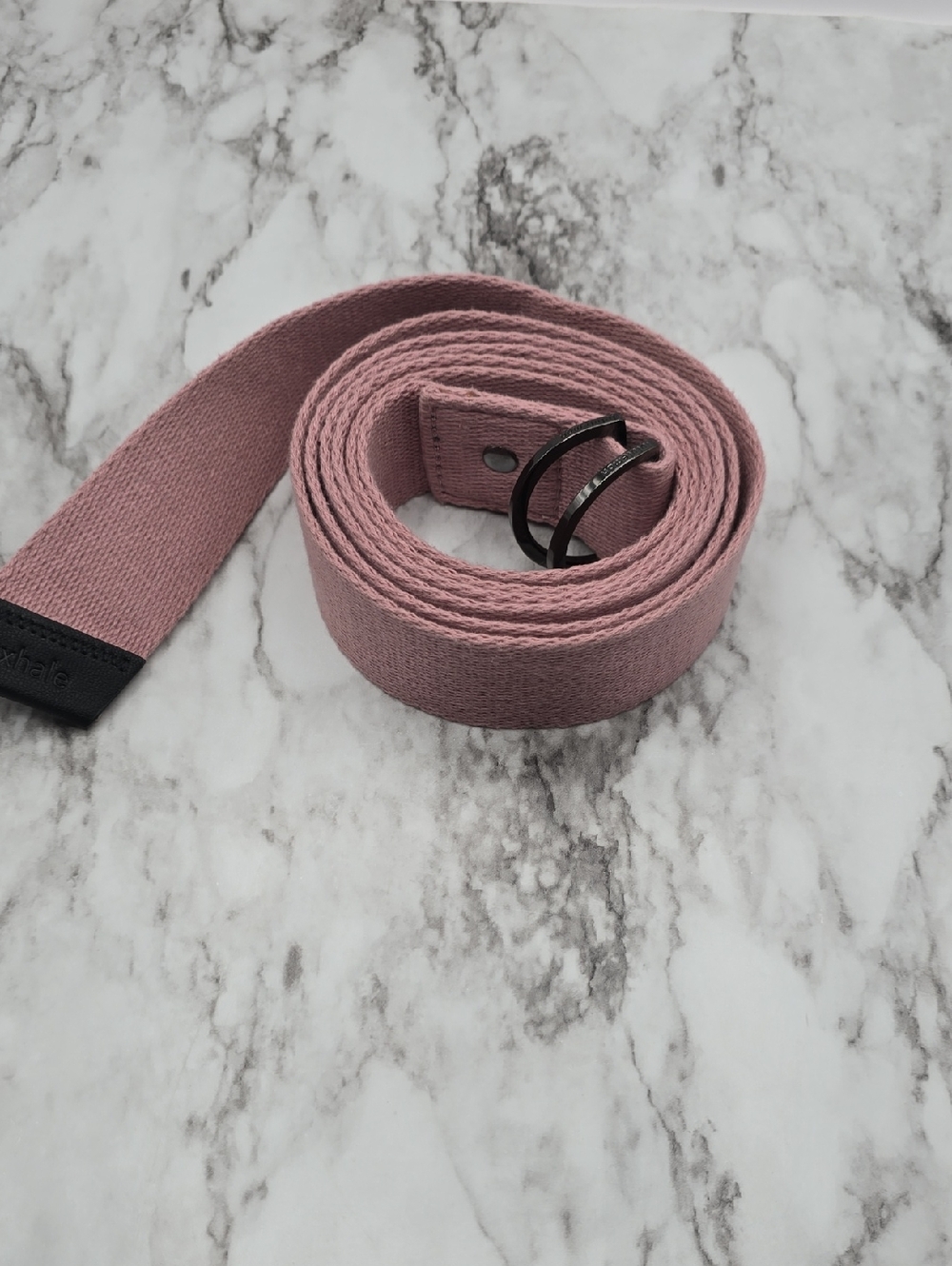 lululemon athletica Dusty Rose Canvas Yoga Strap